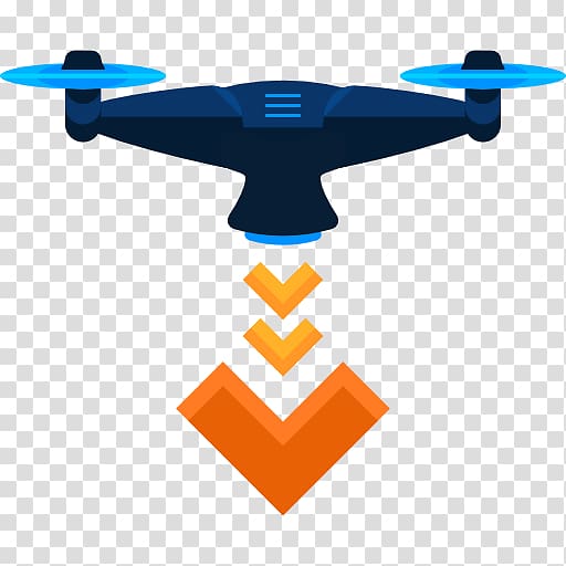 Unmanned aerial vehicle Quadcopter Drone racing Icon, UAV transparent background PNG clipart