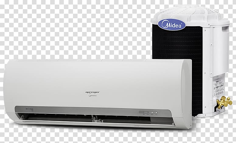 Midea Air conditioning Sistema split British thermal unit HVAC, ar condicionado transparent background PNG clipart