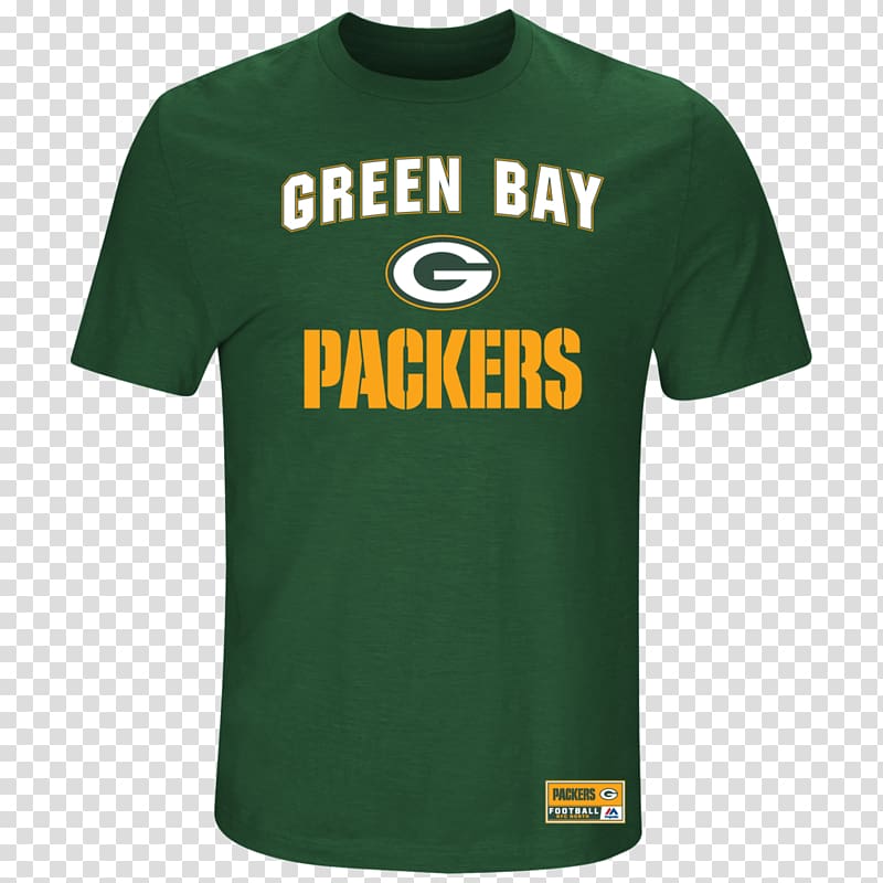 Green Bay Packers T-shirt NFL Indianapolis Colts, Majestic Athletic transparent background PNG clipart