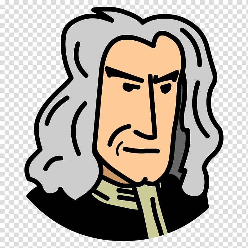 male , Isaac Newton Newton\'s laws of motion , Isaac Newton transparent background PNG clipart