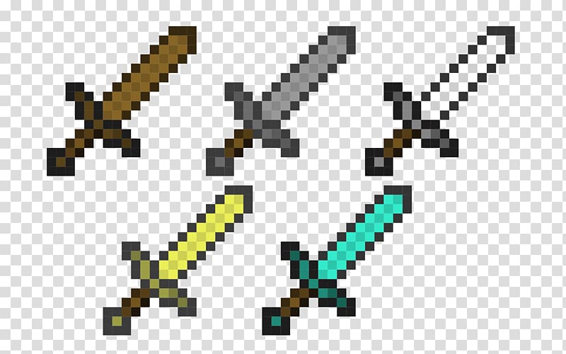 Minecraft Sword Weapon Mod, Sword transparent background PNG clipart