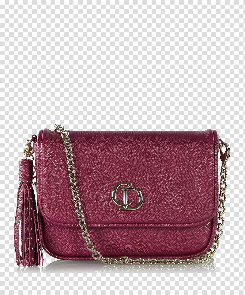 Red Handbag Christian Dior SE, Women\'s shoulder bag cd transparent background PNG clipart