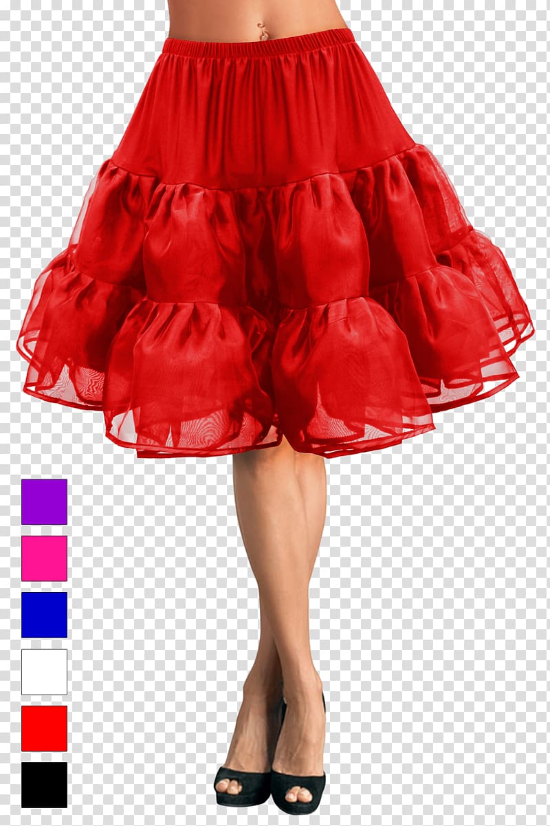 1950s Slip Petticoat Dress Skirt, dress transparent background PNG clipart