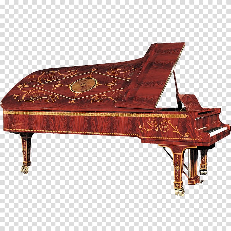 Fazioli Grand piano Harpsichord Spinet, piano transparent background PNG clipart