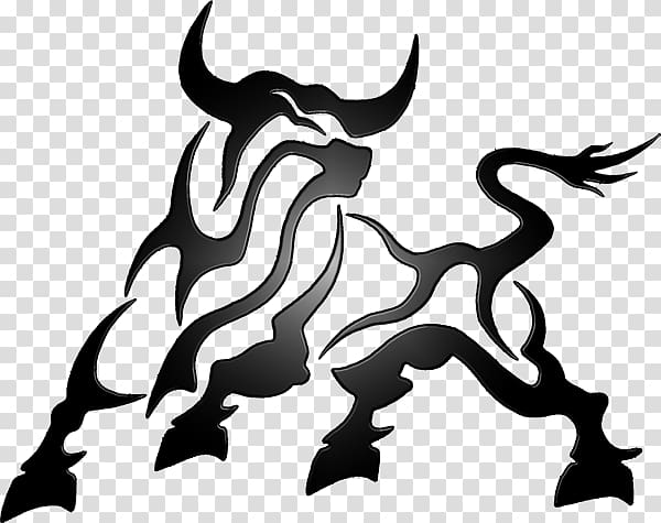 Tattoo Māori people Bull Taurine cattle Drawing, bull transparent background PNG clipart
