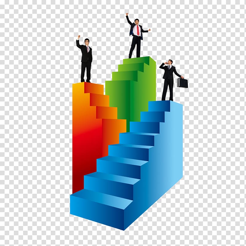 Stairs Ladder Icon, Promotion ladder transparent background PNG clipart