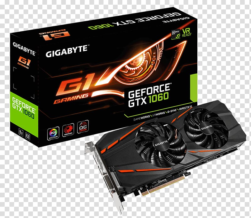 Graphics Cards & Video Adapters GDDR5 SDRAM GeForce Gigabyte Technology PCI Express, nvidia transparent background PNG clipart