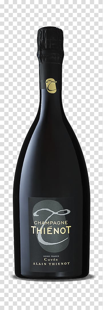 Thienot wine bottle, Cuvée Alain Thiénot transparent background PNG clipart