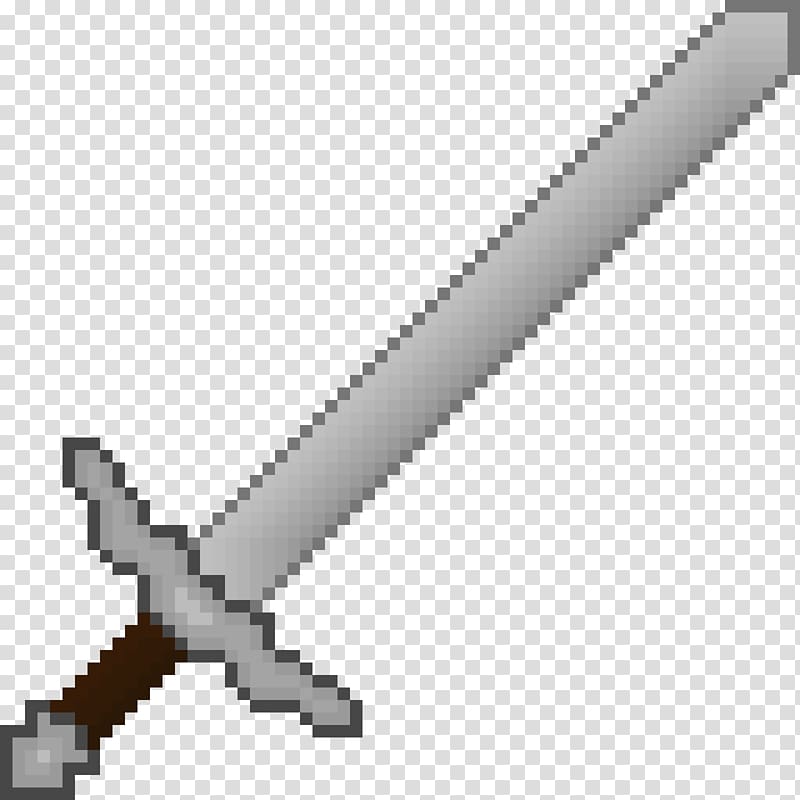 Minecraft Sword Weapon Terraria Video game, Minecraft transparent  background PNG clipart