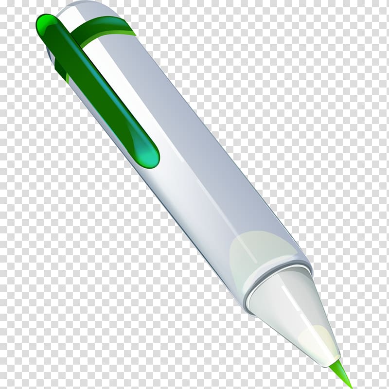 Ballpoint pen White Modell, White ballpoint pen Model transparent background PNG clipart