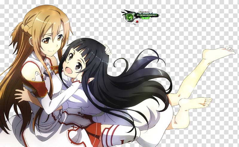 Asuna Kirito Sword Art Online 1: Aincrad, asuna transparent background PNG clipart