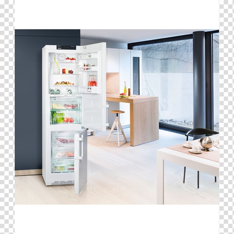 Refrigerator LIEBHERR CBN 4815 Auto-defrost Freezers, refrigerator transparent background PNG clipart