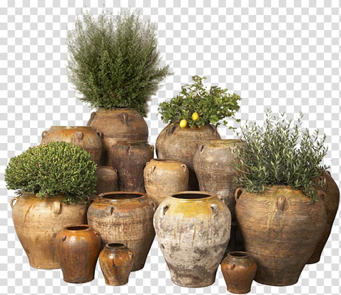 Ceramic Urn Pottery Vase Tree, vase transparent background PNG clipart