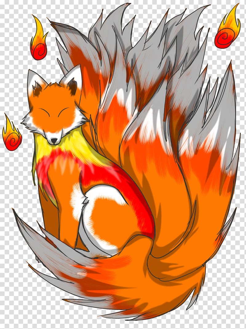 Nine-tailed fox Kitsune Whiskers, nine tailed fox transparent background PNG clipart