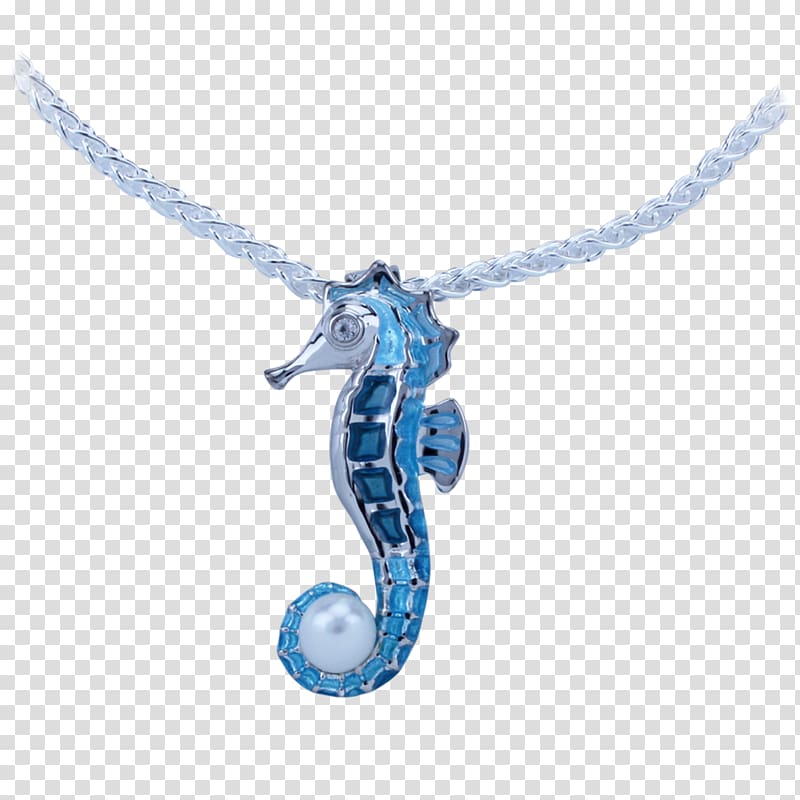 Charms & Pendants Seahorse Necklace Earring Jewellery, Silver Jewellery transparent background PNG clipart