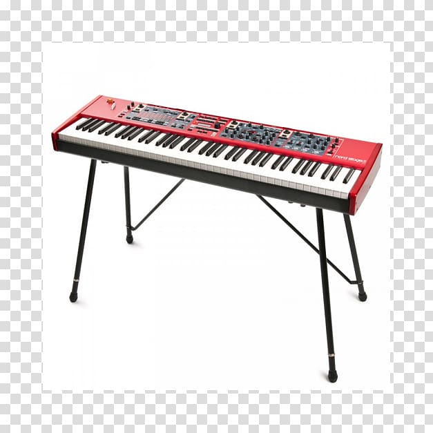 Nord Stage Nord Piano Keyboard Clavia Musical Instruments, keyboard transparent background PNG clipart