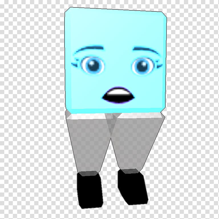 Blocksworld Character Cartoon Fiction, three ice cubes transparent background PNG clipart