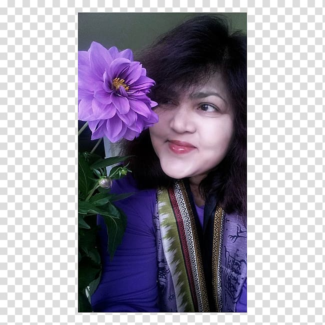 Flower Self-portrait Selfie Art, flower series transparent background PNG clipart