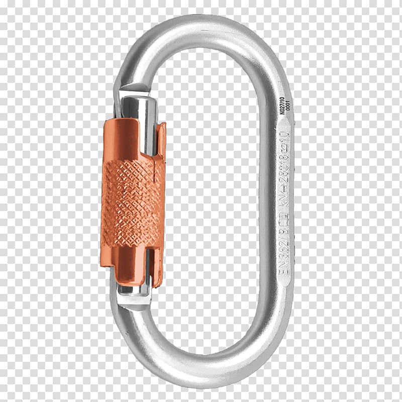 Carabiner Steel Climbing Harnesses Ultimate tensile strength Material, others transparent background PNG clipart