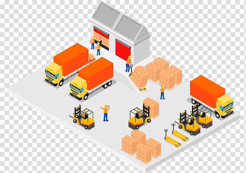 Isometric projection Warehouse management system , warehouse transparent background PNG clipart