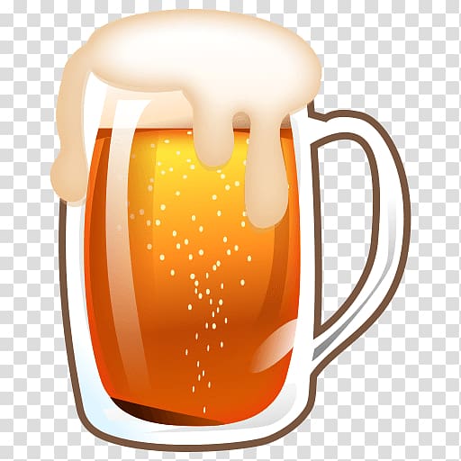 beer mug , Beer Glasses Emoji Mug Emoticon, beer transparent background PNG clipart
