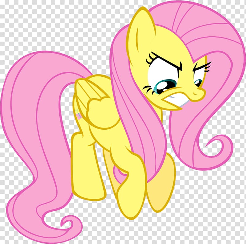 Pony Applejack Fluttershy Pinkie Pie , Bear angry transparent background PNG clipart
