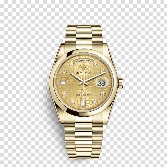 Rolex Submariner Rolex Day-Date Watch Gold, rolex transparent background PNG clipart