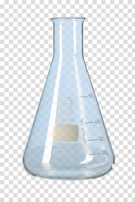 Laboratory Flasks Glass Erlenmeyer flask Round-bottom flask, Laboratory Flasks transparent background PNG clipart