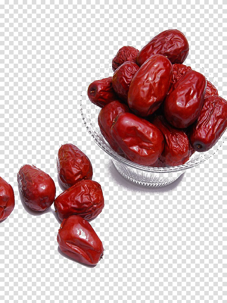 Jujube Yaksik Dried fruit Date palm, Dates transparent background PNG clipart