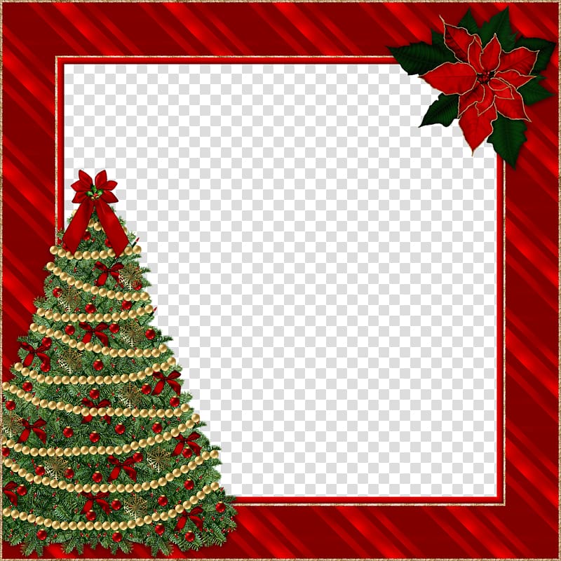 christmas border transparent background PNG clipart