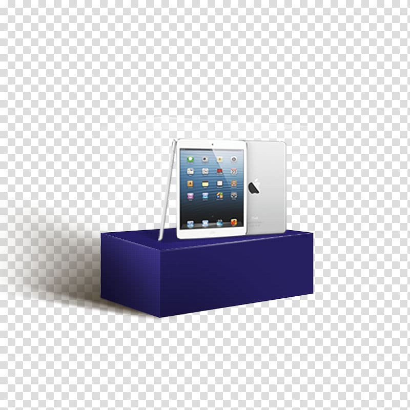 iPad Apple Digital goods, iPad on the box transparent background PNG clipart