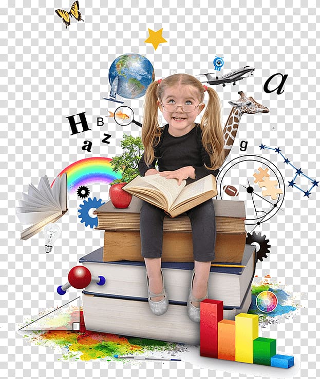 girl sitting on book while holding book illustration, Rethinking Learning to Read Amazon.com Book Education Reading, book transparent background PNG clipart