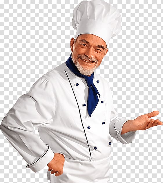 man wearing chef uniform, Indian cuisine Pizza French cuisine Chef Restaurant, pizza transparent background PNG clipart