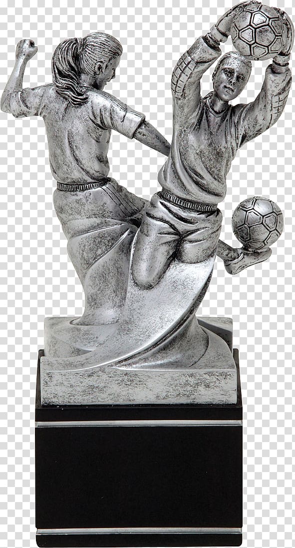 Statue Classical sculpture Figurine Bronze sculpture, Trophy transparent background PNG clipart