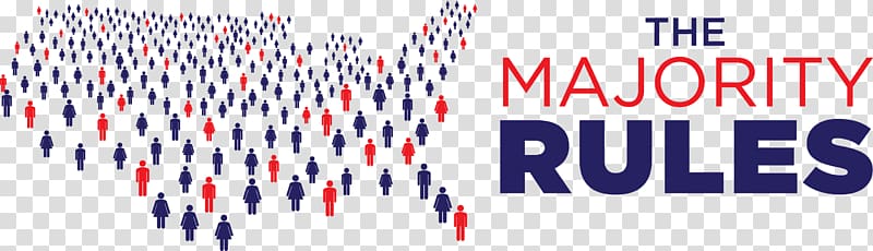 Majority rule United States, sign transparent background PNG clipart