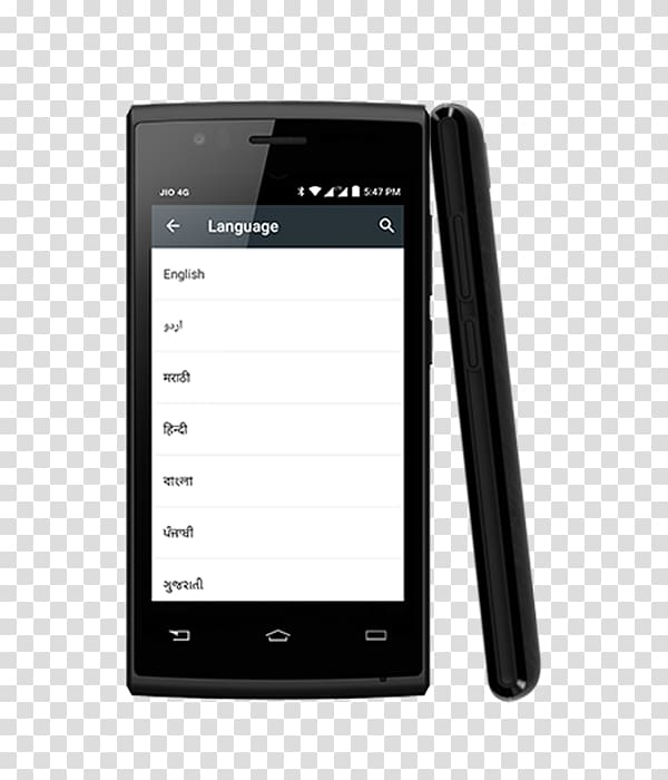 Feature phone Smartphone LYF Mobile Phones Jio, mobile phone interface transparent background PNG clipart