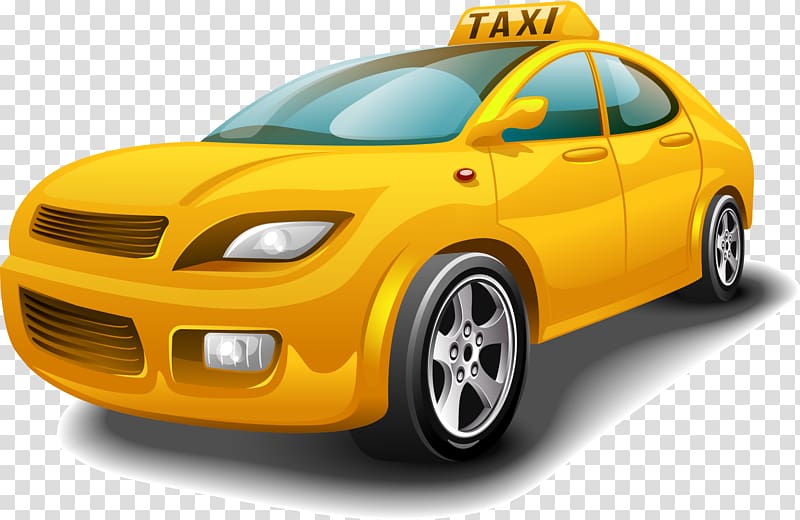 yellow taxi art, Taxi Amritsar Careem Bus Uber, Yellow car transparent background PNG clipart