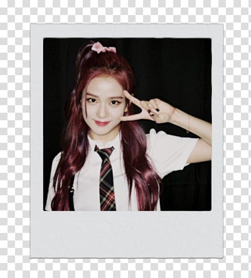Jisoo BLACKPINK 27th Seoul Music Awards BTS WHISTLE, polaroid transparent background PNG clipart