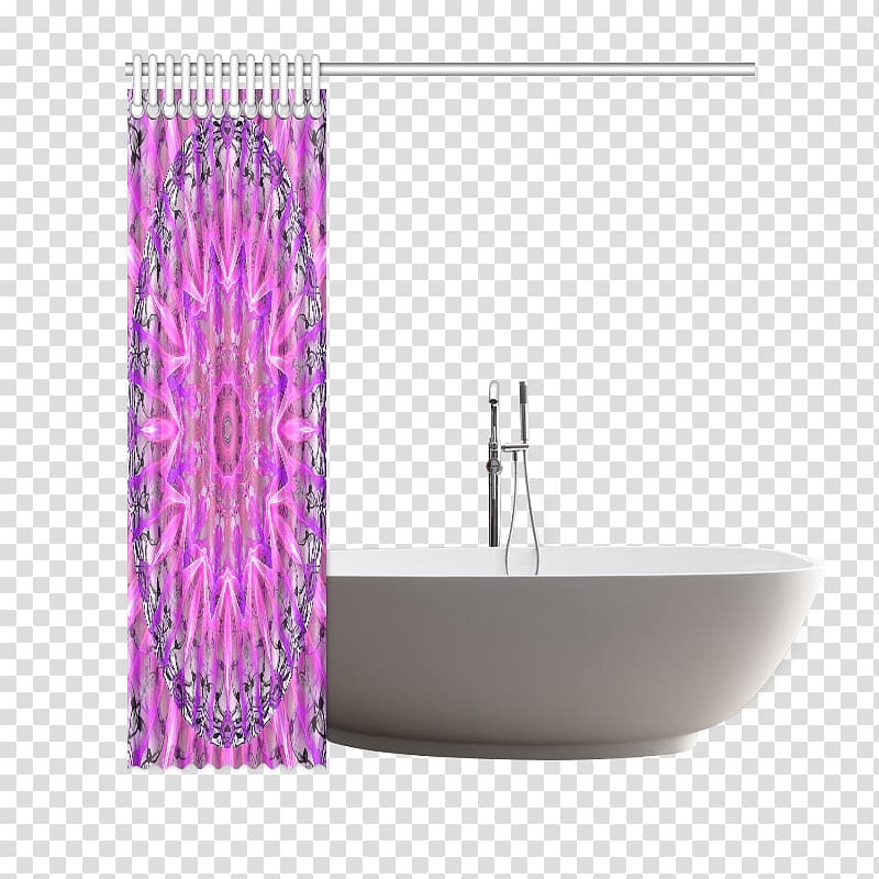 Lilac Plumbing Fixtures Purple Violet Magenta, pink curtains transparent background PNG clipart