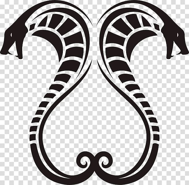 Snake King cobra , techno design transparent background PNG clipart