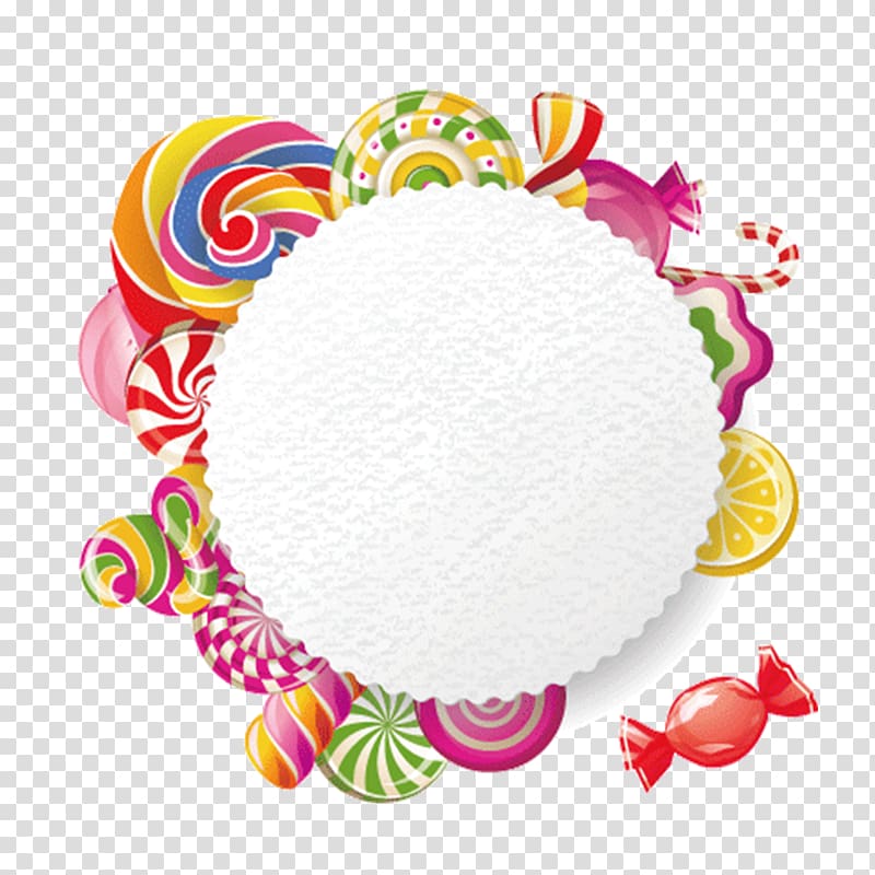 candy border transparent background PNG clipart