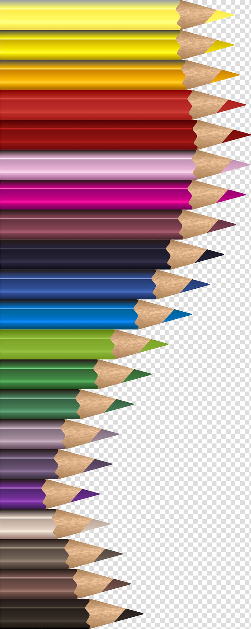 color pencil border transparent background PNG clipart