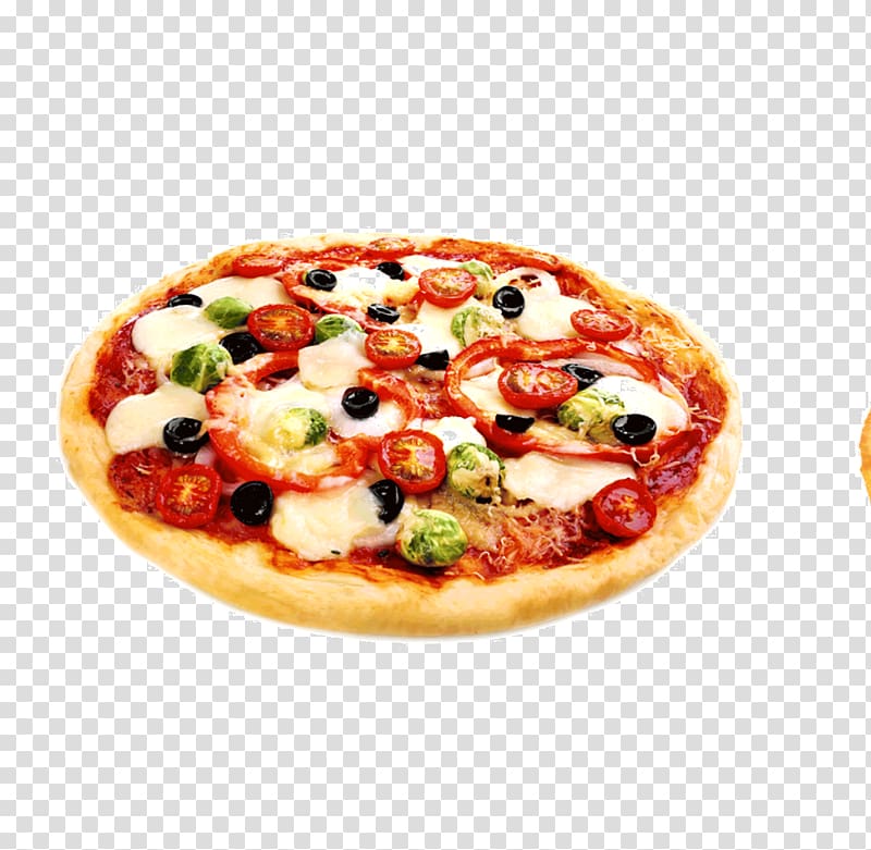 Sicilian pizza California-style pizza Pizza Margherita European cuisine, Pizza transparent background PNG clipart