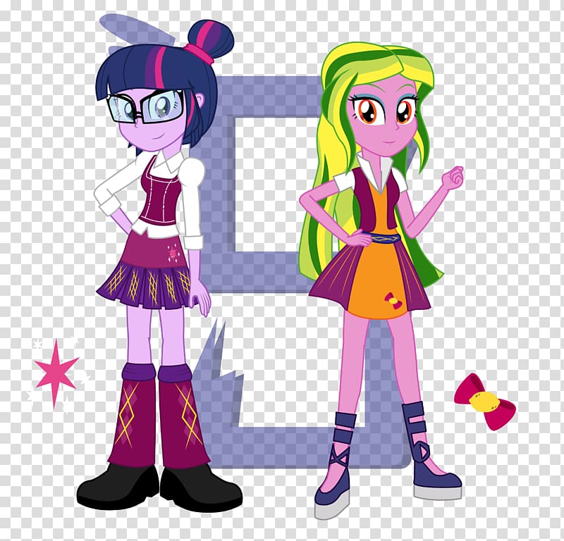 My Little Pony: Equestria Girls Twilight Sparkle Sunny Flare, sonata dusk and lemon zest transparent background PNG clipart