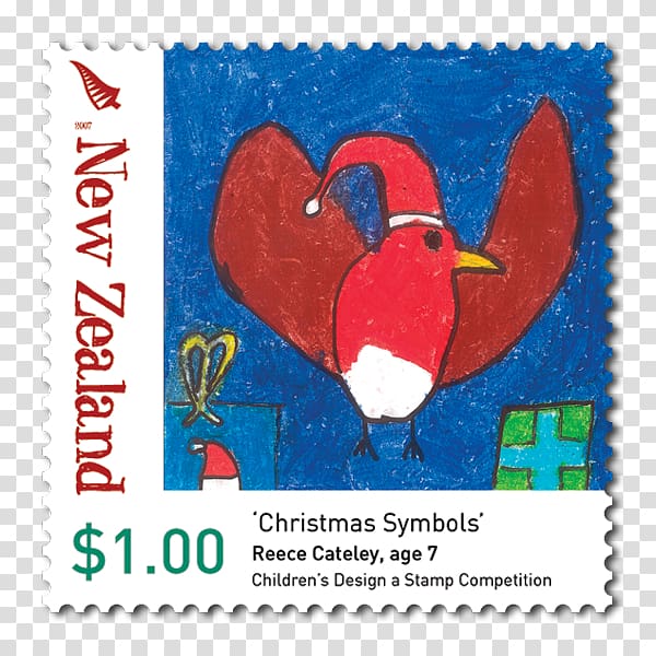Christmas stamp Postage Stamps New Zealand Stamp collecting, christmas transparent background PNG clipart