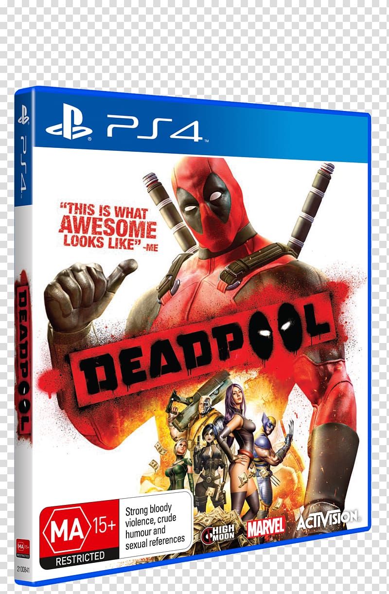 Deadpool Robert Ludlum's The Bourne Conspiracy PlayStation 4 Video game, playstation games transparent background PNG clipart
