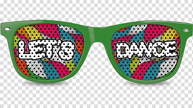 Goggles Sunglasses, Lets Dance transparent background PNG clipart