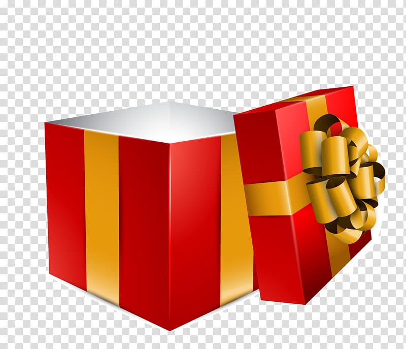 Gift Decorative box Illustration, gift box transparent background PNG clipart