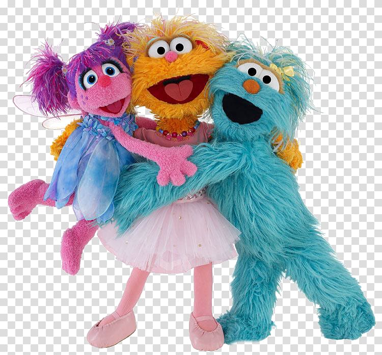Zoe Abby Cadabby Rosita Elmo Sesame Place, others transparent background PNG clipart