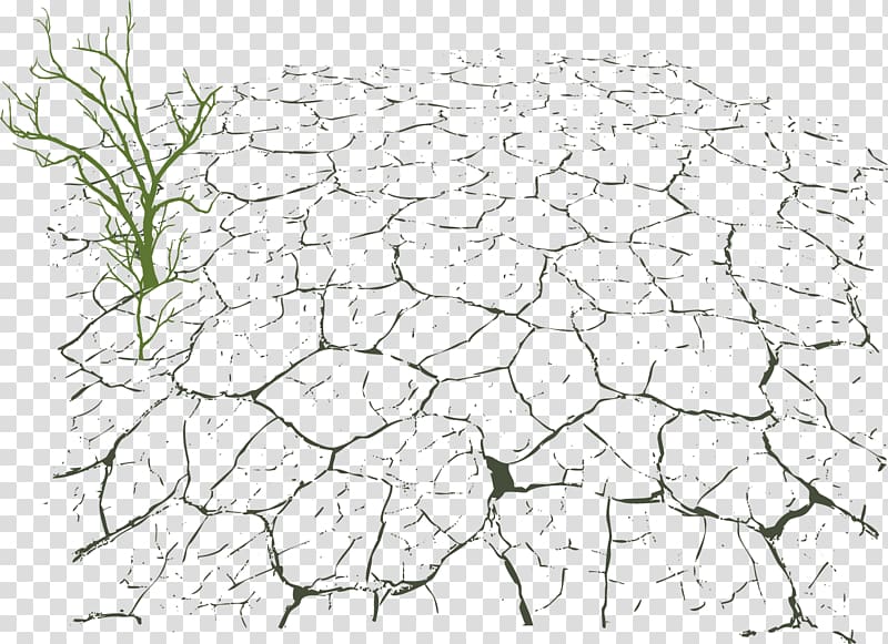drought illustration, Dry land transparent background PNG clipart